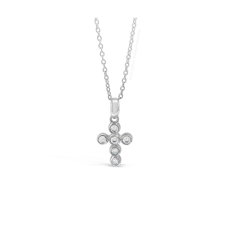 Absolute Kids Collection HCC108 Silver Cross And Chain mulveys.ie nationwide shipping