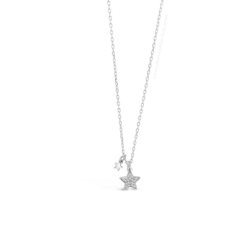 Absolute Kids Collection HCP212 Silver Star Pendant And Chain mulveys.ie nationwide shipping