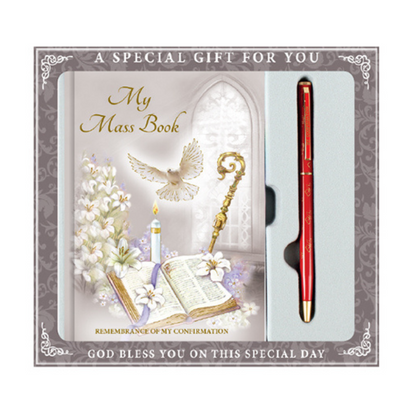 Confirmation Gift Set/Symbolic Book & Pen mulveys.ie nationwide shipping