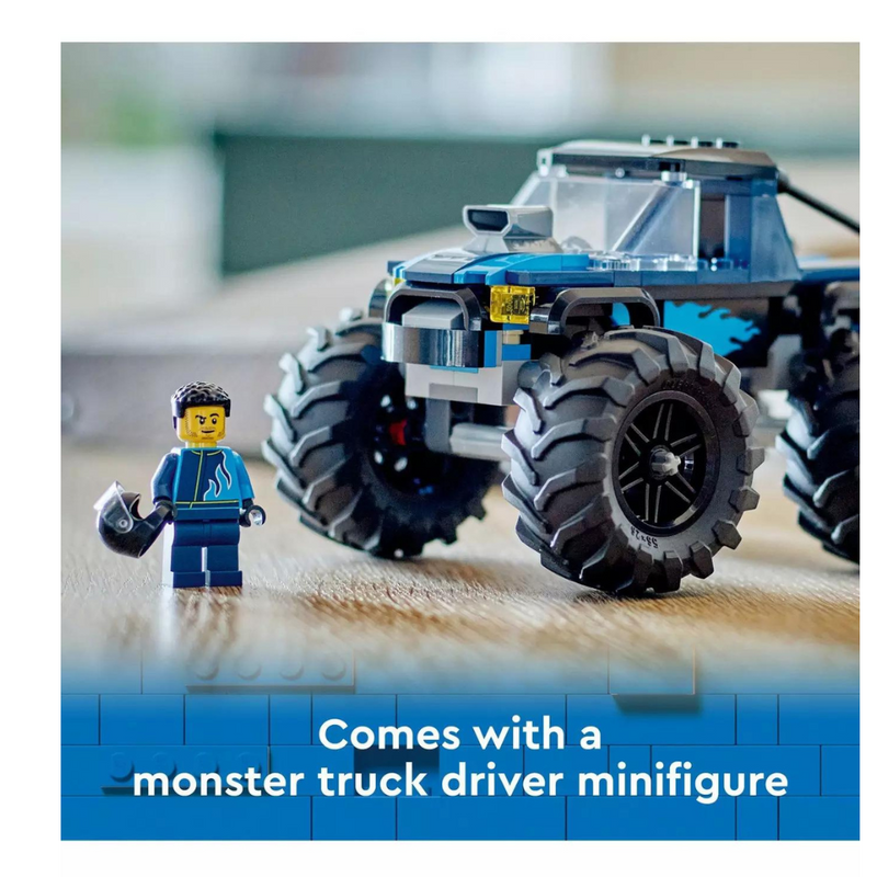 LEGO City Blue Monster Truck Toy Vehicle Playset 60402 mulveys.ie nationwide shipping