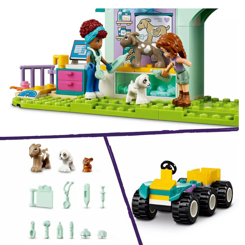 LEGO Friends Farm Animal Vet Clinic Toy Set 42632