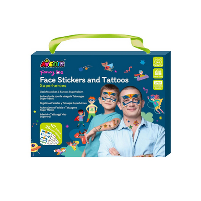 Avenir - Face Sticker and Tattoos - Superheroes mulveys.ie nationwide shipping