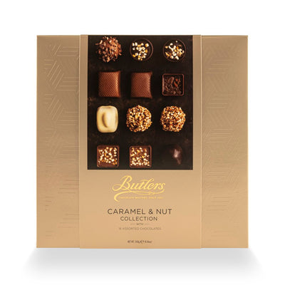 BUTLERS CARAMEL & NUT CAFE COLLECTION 240G.mulveys.ie