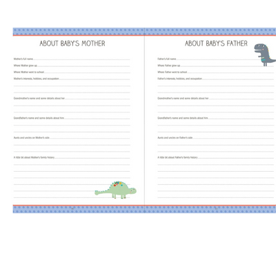 Baby's Book: The First Five Years -- Dinosaurs