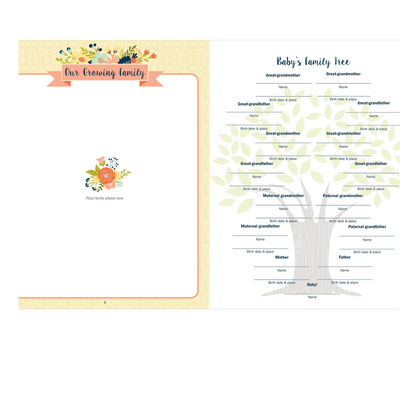 Baby's Book: The First Five Years (Floral)