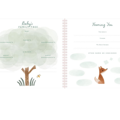 Baby's First Years: A Modern Memory Book with Keepsake Box