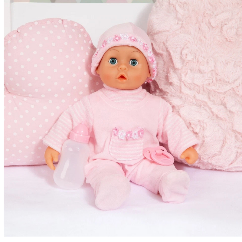 Bayer Design Doll First Words Baby Pink 38cm