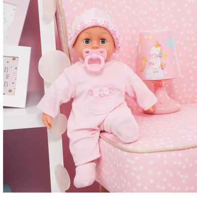 Bayer Design Doll First Words Baby Pink 38cm