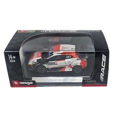 Bburago Toyota WRC Yaris Gazoo Racing 2021 1:43 Diecast Model B18-38310 mulveys.ie nationwide shipping