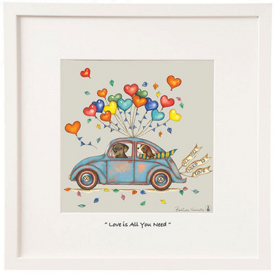 Belinda Northcote Framed Print 'Love is All You Need mulveys.ie nationwide shipping