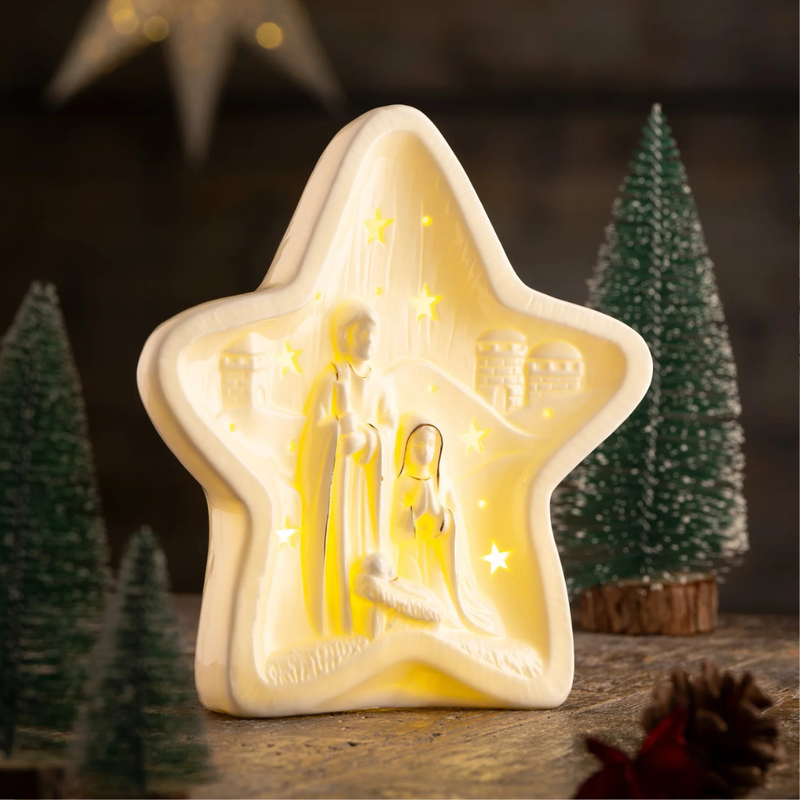 Belleek Living Nativity Star LED