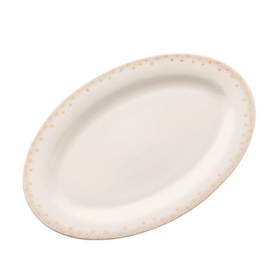 Belleek Living Stardust Oval Platter