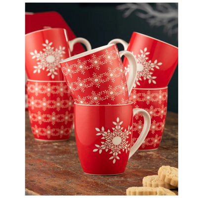 Belleek Snowflake  6 Mug Set mulveys.ie  nationwide shipping 