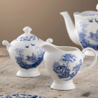 Belleek Living Archive Blue Cream & Sugar mulveys.ie nationwide shipping
