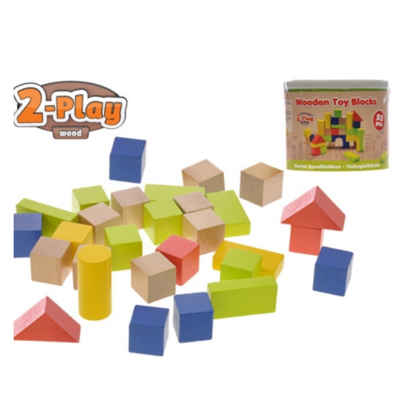 Big Tree – Wooden Toy Blocks: 50 Pieces mulveys.ie nationwide shipping

