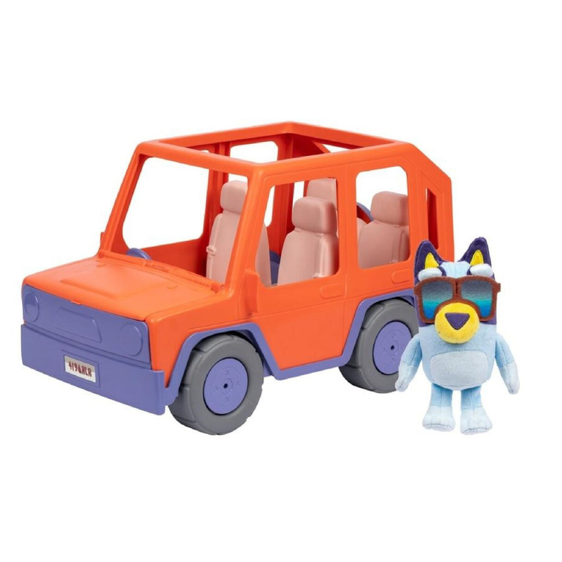 Bluey Buddies Big Heeler 4WD and Bluey Toy