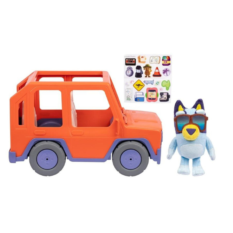 Bluey Buddies Big Heeler 4WD and Bluey Toy