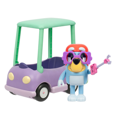 Bluey Chat Mates Granny Car with Janet Action Figure