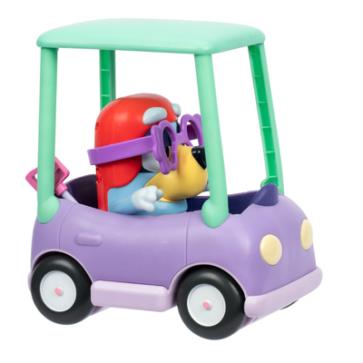 Bluey Chat Mates Granny Car with Janet Action Figure