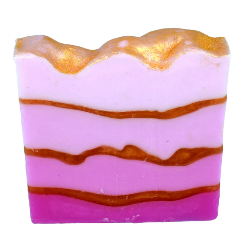 Bomb Cosmetics  Pink Potion Soap Sliced