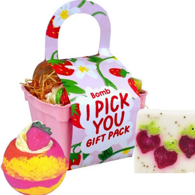Bomb Cosmetics 'I Pick You' Punnet Bath Gift Pack