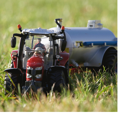Britains NC Slurry Tanker (Fieldside) Silver 1:32 Scale Model 43238