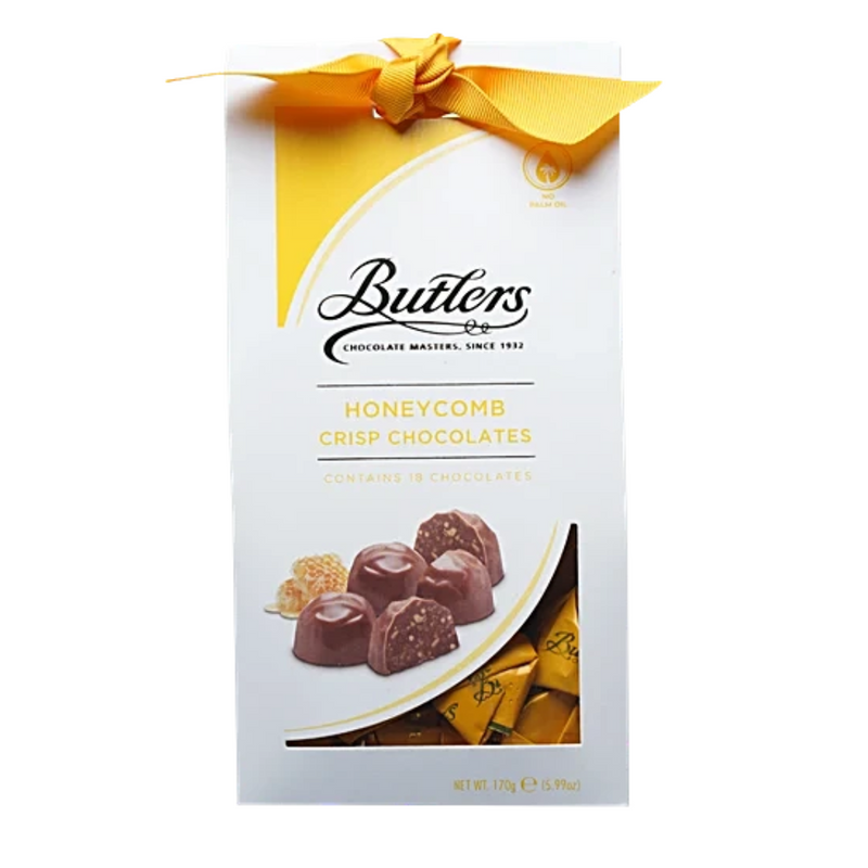 Butlers Honeycomb Crisp Chocolates - Rich & Creamy, 170 g mulveys.ie nationwide shipping