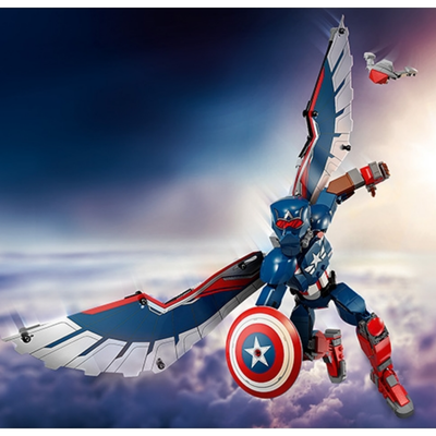 76296 New Captain America Construction Figure
