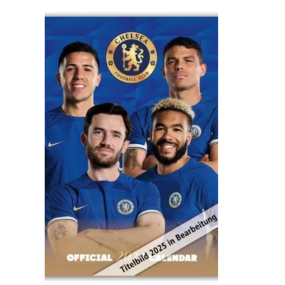 CHELSEA FC 2025 A3 CALENDAR mulveys.ie nationwide shipping