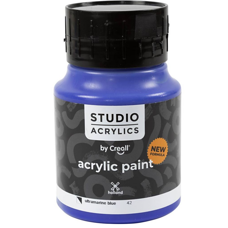 CREALL ACRYLIC 500ML ULTRLAMARINE BLUE