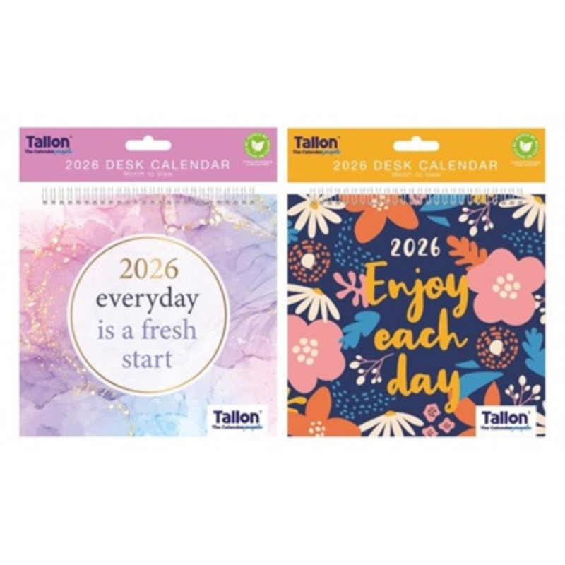 Calendar Desktop Flip : Quotes/Terrazzo