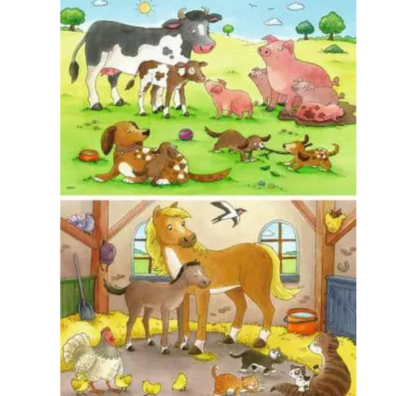 Children’s Puzzle Farm Animals - 12 Pieces Puzzle