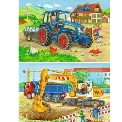 Children’s Puzzle Hard at Work - 12 Pieces Puzzle