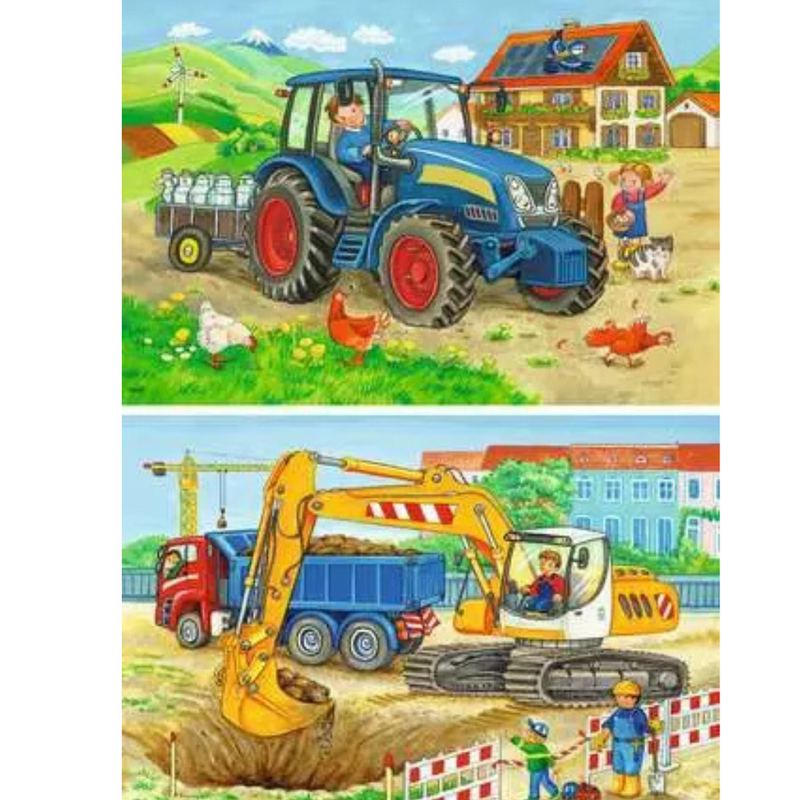 Children’s Puzzle Hard at Work - 12 Pieces Puzzle