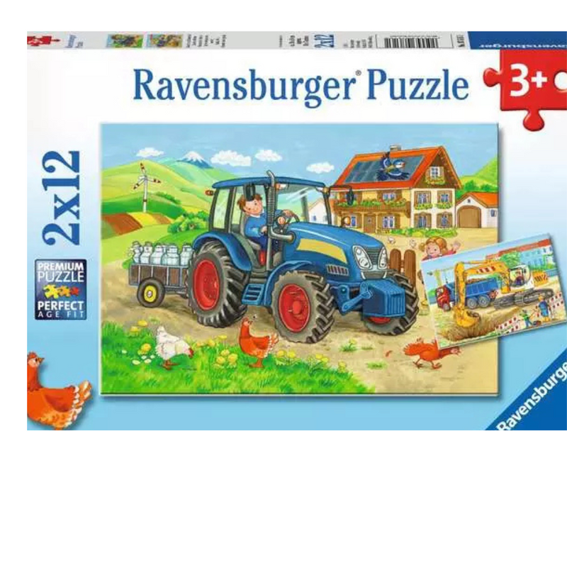 Children’s Puzzle Hard at Work - 12 Pieces Puzzle