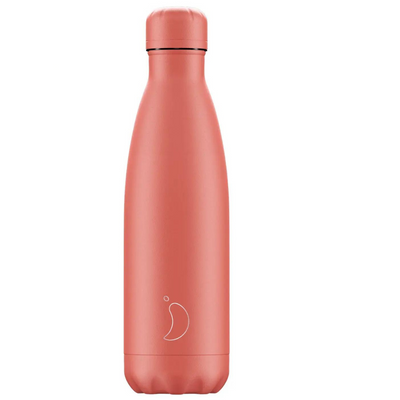 Chilly's Water Bottle - Pastel Coral. Mulveys.ie