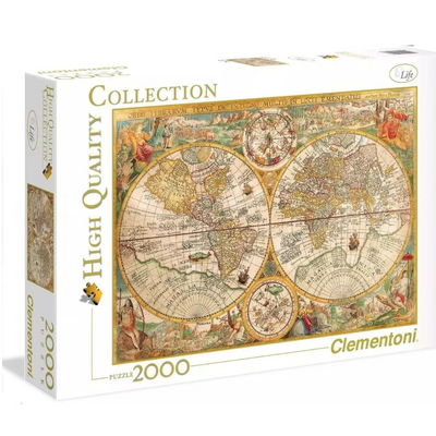 Clementoni  Ancient Map 2000 Pieces High Quality Collection Puzzle mulveys.ie nationwide shipping