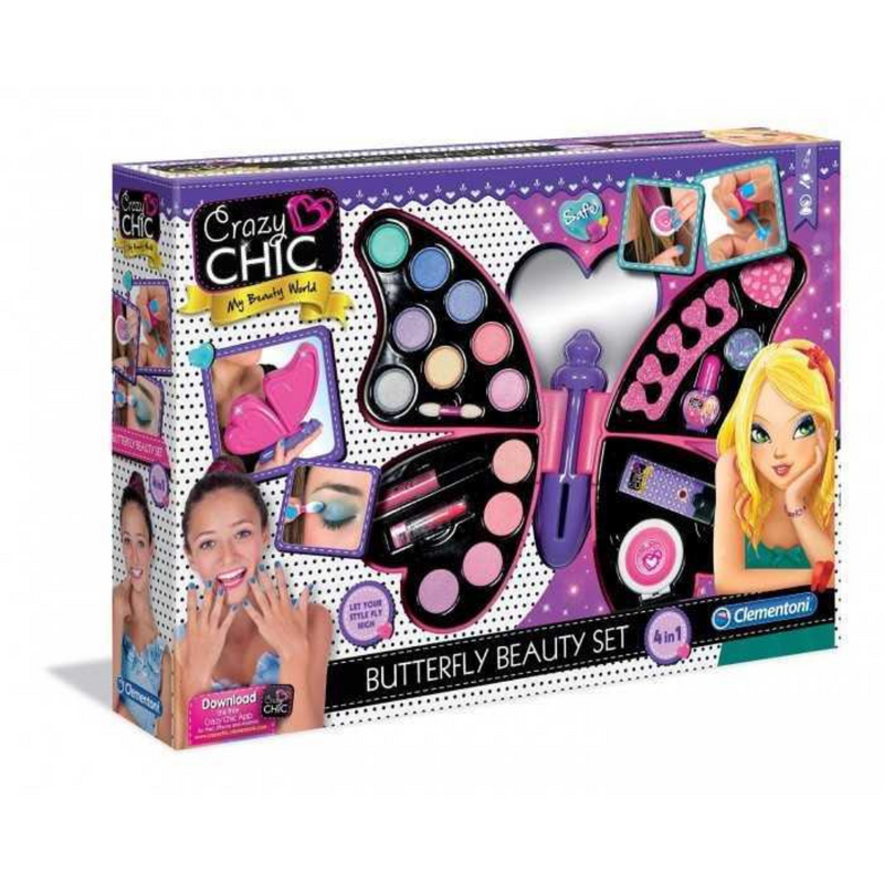 Clementoni Crazy Chic Butterfly makeup mulveys.ie nationwide shipping