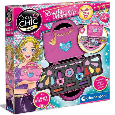 Clementoni: Crazy Chic Creative Games Girl Make Up Bag mulveys.ie nationwide shipping
