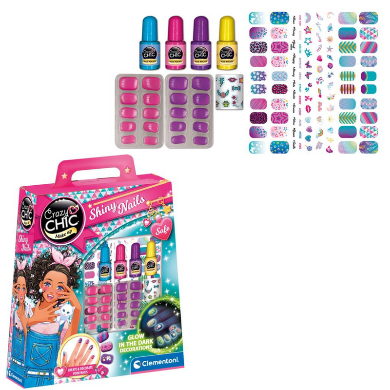 Clementoni Crazy Chic Shiny Nails mulveys.ie nationwide shipping