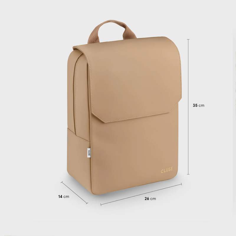 Cluse Nuitée Backpack, Almond, Gold Colour