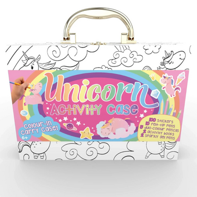 Colour-In Carry Case: Unicorn Activity Case  mulveys.ie nationwide shipping