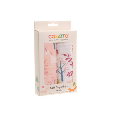 Cosatto Unicorn Garden Muslin Duo. Mulveys.ie