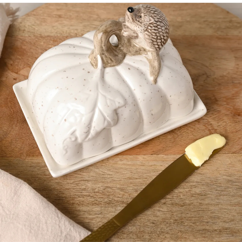 Country Living Autumn Harvest Hedgehog Butter Dish