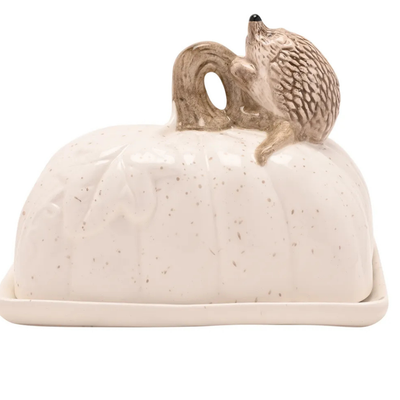 Country Living Autumn Harvest Hedgehog Butter Dish