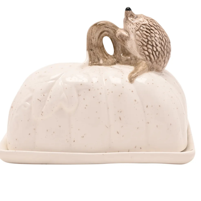 Country Living Autumn Harvest Hedgehog Butter Dish