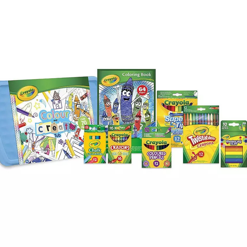 CRAYOLA COLOUR AND CREATE TUB