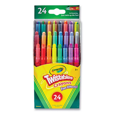 Crayola 24 Pack Fun Effects Mini Twistables Crayons mulveys.ie nationwide shipping