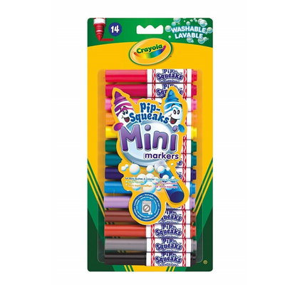 Crayola Pip-Squeaks 14pk Mini Washable Felt Tip Colouring Pens mulveys.ie nationwide shipping