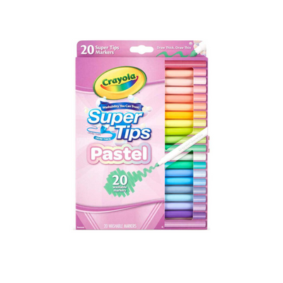 20 crayola Pastel Supertips markers